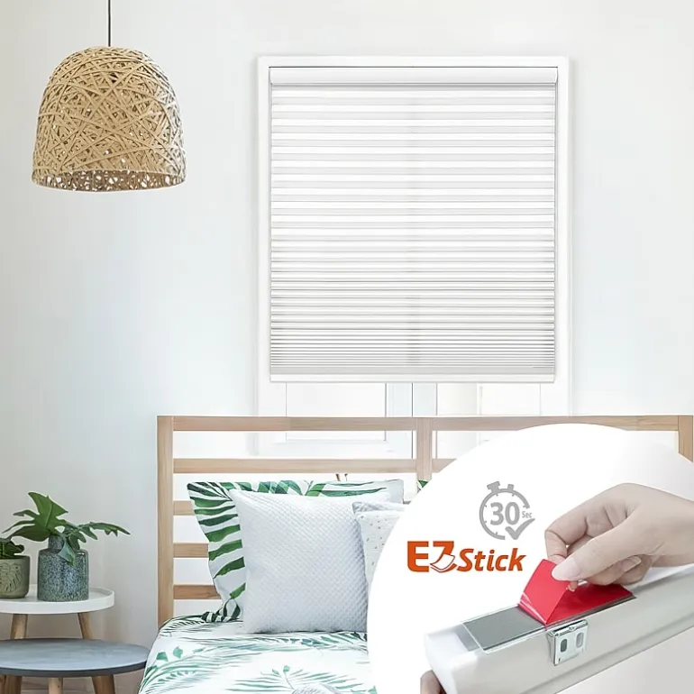 Eco Estates Ez Stick No Tool 1" Cut-To-Width Cordless Light-Filtering Cellular Shade