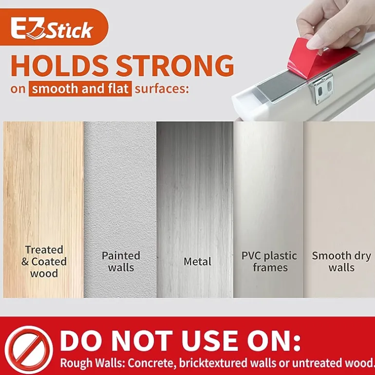 Eco Estates Ez Stick No Tool 1" Cut-To-Width Cordless Light-Filtering Cellular Shade