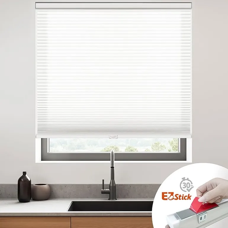 Eco Estates Ez Stick No Tool 1" Cut-To-Width Cordless Light-Filtering Cellular Shade