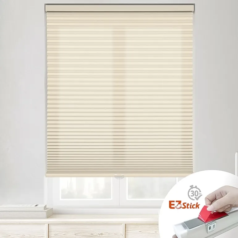 Eco Estates Ez Stick No Tool 1.5" Cut-To-Width Cordless Light-Filtering Cellular Shade