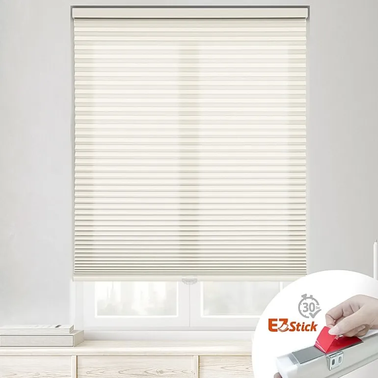 Eco Estates Ez Stick No Tool 1.5" Cut-To-Width Cordless Light-Filtering Cellular Shade