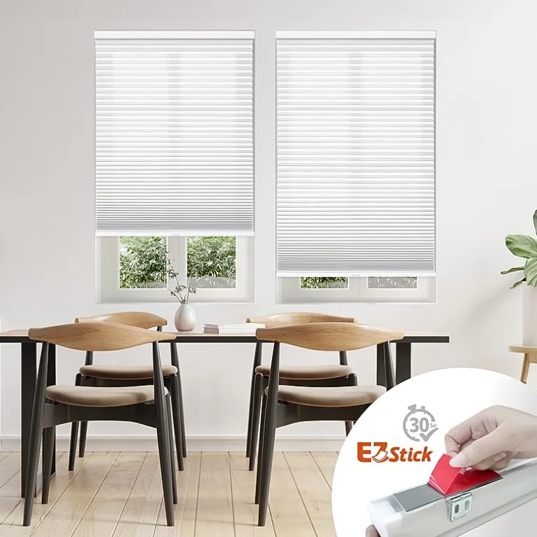 Eco Estates Ez Stick No Tool 1.5" Cut-To-Width Cordless Light-Filtering Cellular Shade