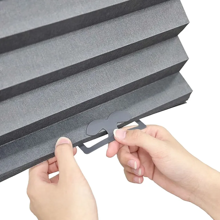 Eco Estates Fabric Cordless Blackout Pleated Shade