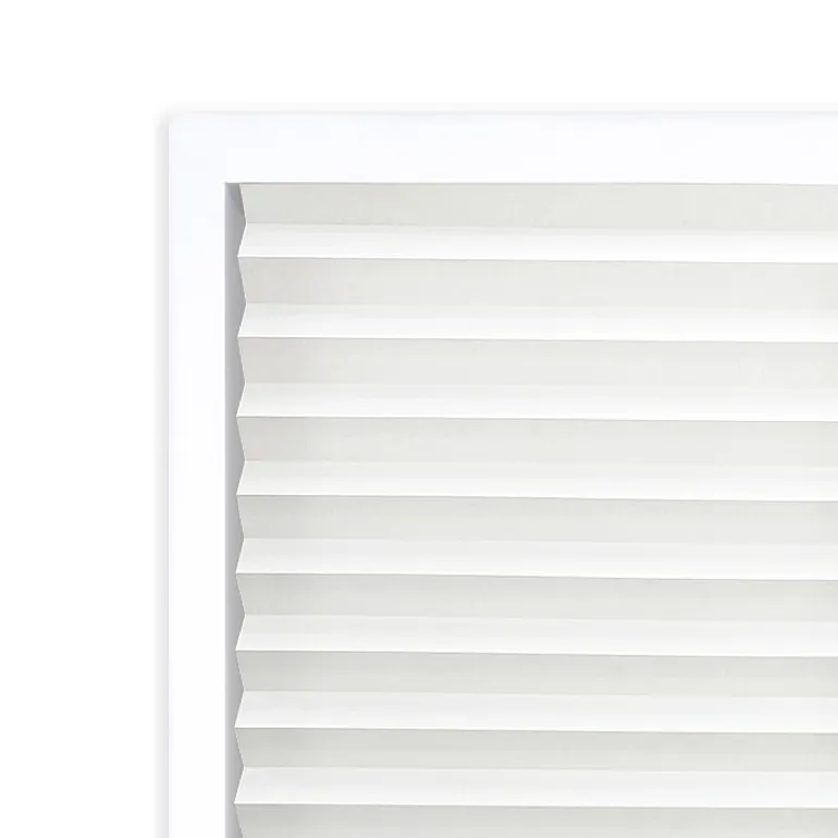Eco Estates Fabric Cordless Light-Filtering Pleated Shade