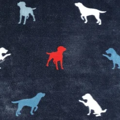 Eddie Bauer Buddy The Dog Plush Reversible Lightweight Throw