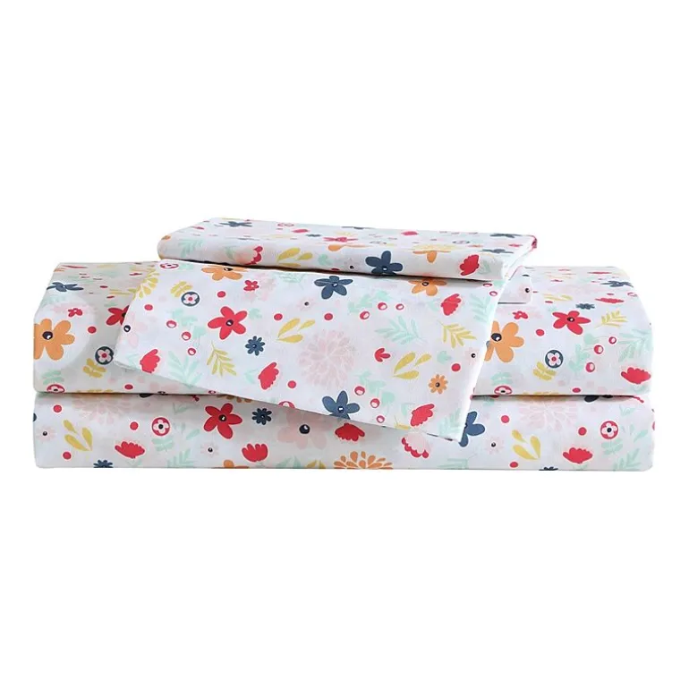 Eddie Bauer Colorful Floral Sheet Set