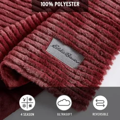 Eddie Bauer Corduroy Washable Lightweight Throw