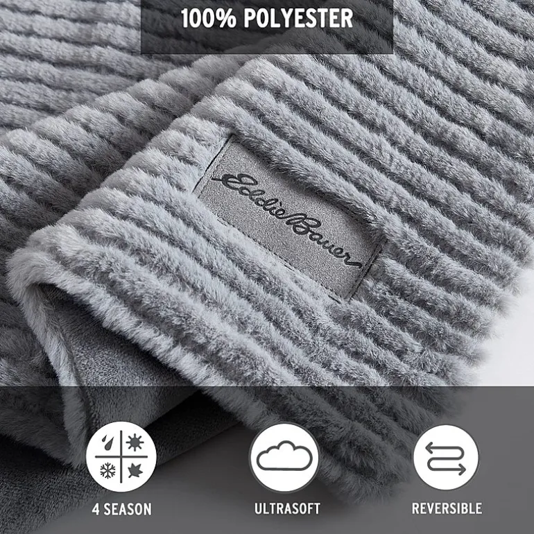 Eddie Bauer Corduroy Washable Lightweight Throw