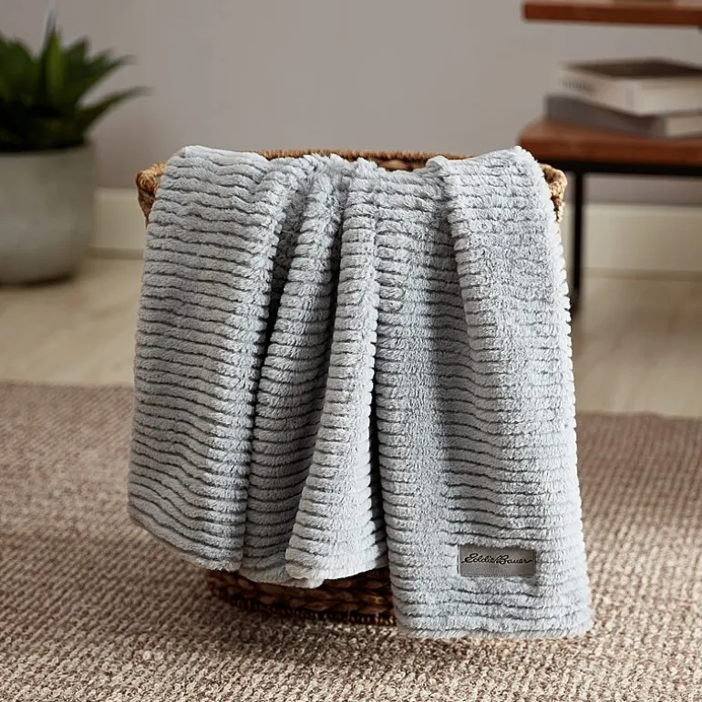 Eddie Bauer Corduroy Washable Lightweight Throw
