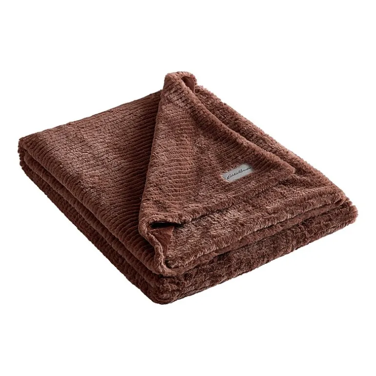 Eddie Bauer Corduroy Washable Lightweight Throw
