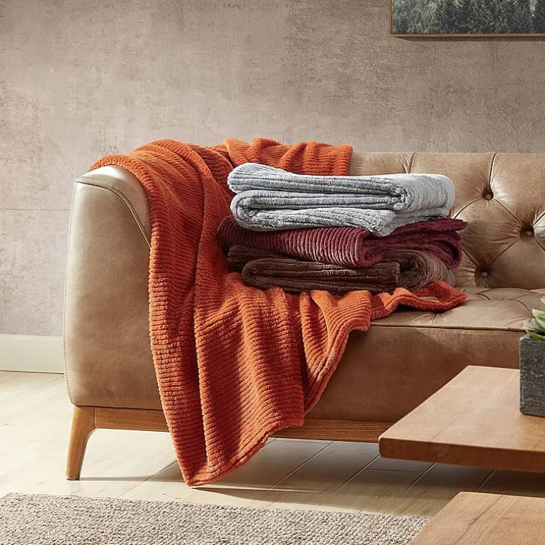 Eddie Bauer Corduroy Washable Lightweight Throw