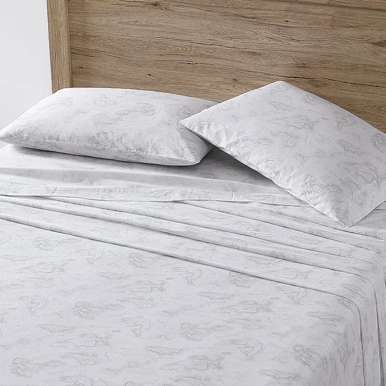 Eddie Bauer 100% Cotton Percale Deep Pocket Sheet Set