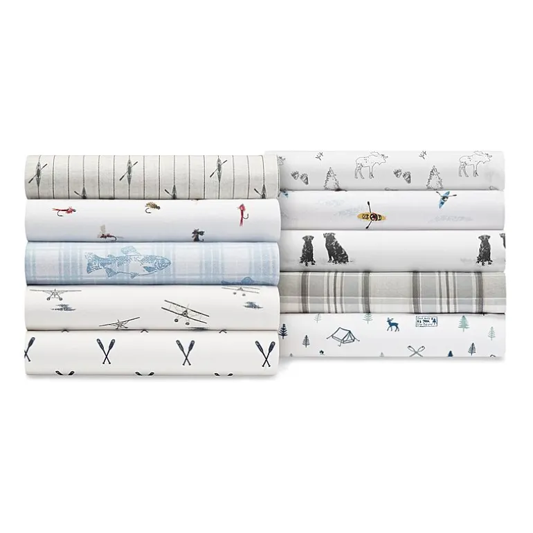 Eddie Bauer 100% Cotton Percale Deep Pocket Sheet Set