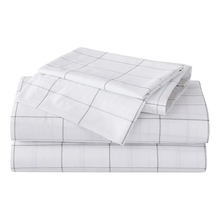 Eddie Bauer 100% Cotton Percale Deep Pocket Sheet Set