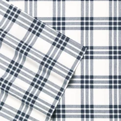 Eddie Bauer 100% Cotton Percale Deep Pocket Sheet Set