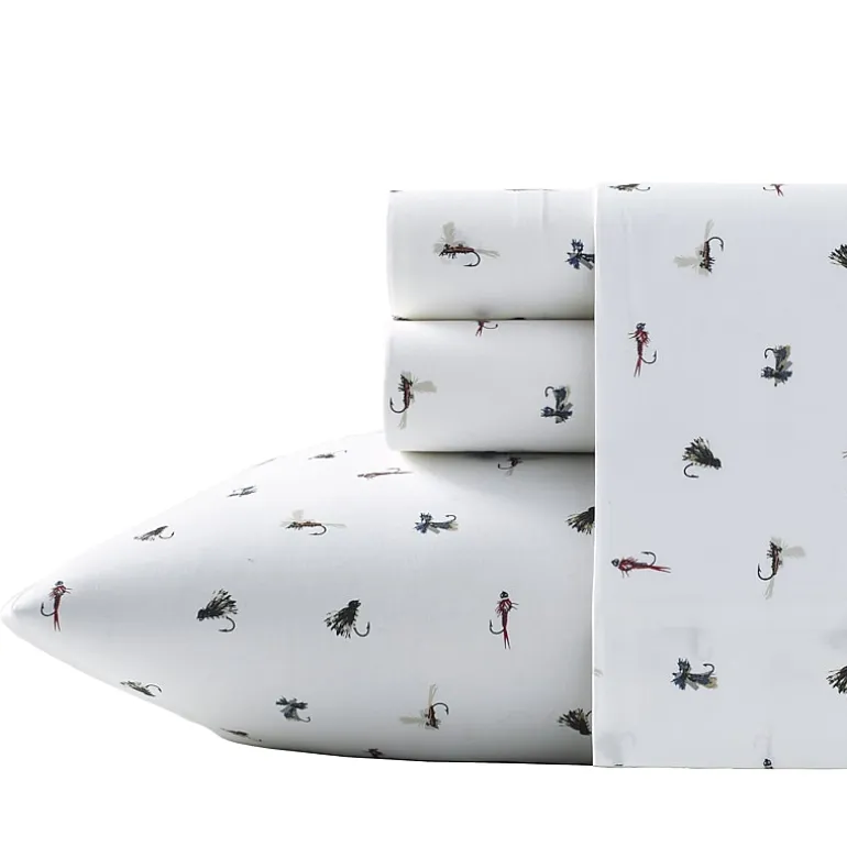 Eddie Bauer 100% Cotton Percale Deep Pocket Sheet Set