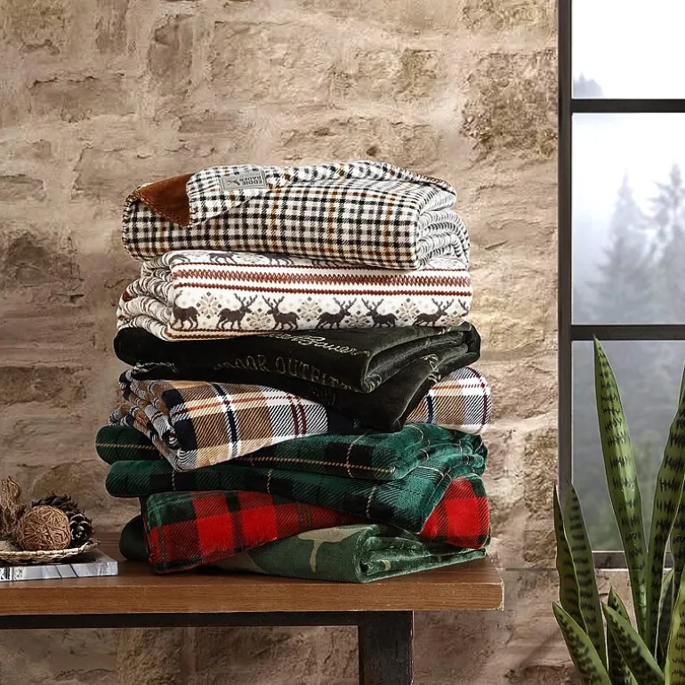 Eddie Bauer Flying Fish Washable Throw