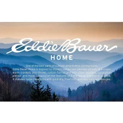 Eddie Bauer Mountain Pine Tartan Washable Lightweight Throw