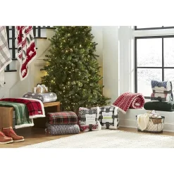 Eddie Bauer Mountain Tartan Washable Lightweight Throw