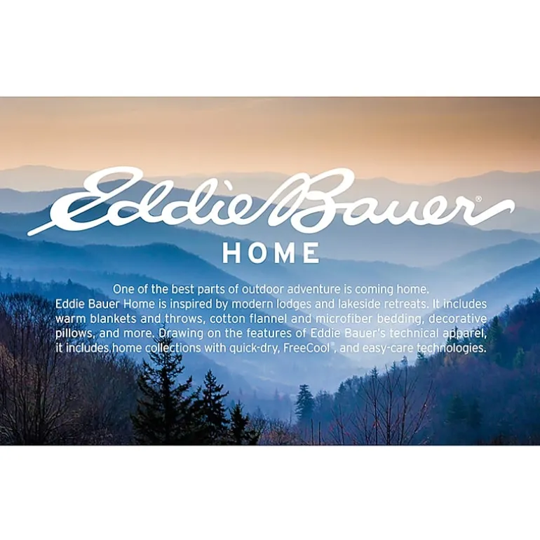 Eddie Bauer Mountain Tartan Washable Lightweight Throw