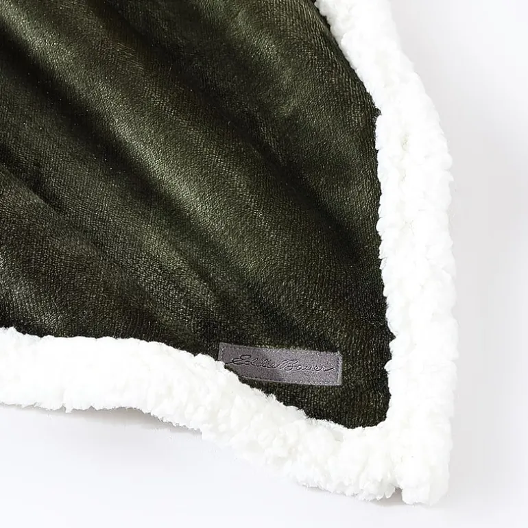 Eddie Bauer Pine Plaid Washable Lightweight Throw