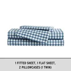 Eddie Bauer Preston Check Sheet Set