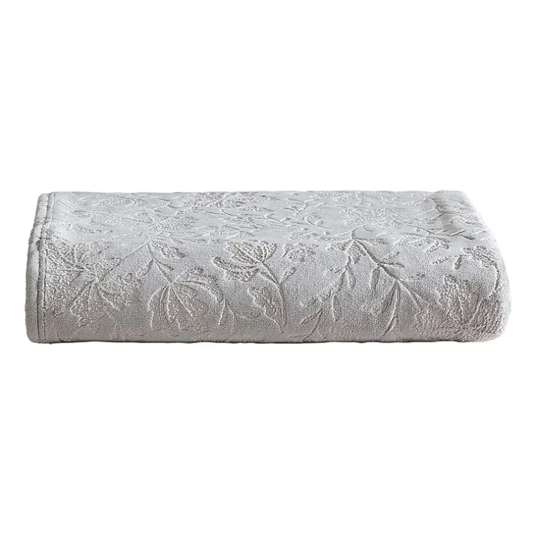 Eddie Bauer Woodblock Floral Washable Throw