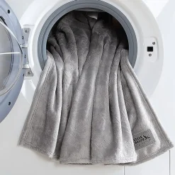 Eddie Bauer Woodblock Floral Washable Throw