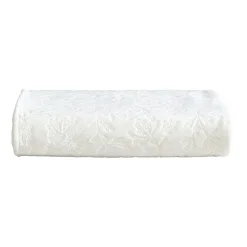 Eddie Bauer Woodblock Floral Washable Throw