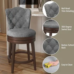 Edenwood Counter Height Swivel Bar Stool