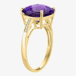 Effy Final Call  Womens Genuine Gemstone 14K White/Yellow/Rose Gold Cushion Cocktail Ring