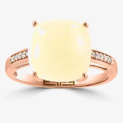 Effy Final Call  Womens Genuine Gemstone 14K White/Yellow/Rose Gold Cushion Cocktail Ring