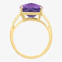 Effy Final Call  Womens Genuine Gemstone 14K White/Yellow/Rose Gold Cushion Cocktail Ring