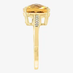 Effy Final Call  Womens Genuine Gemstone 14K White/Yellow/Rose Gold Cushion Cocktail Ring