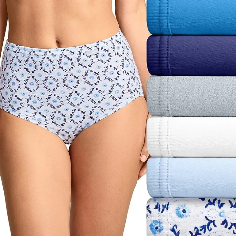 Elance® Cotton Brief - 6 Pack - 6193