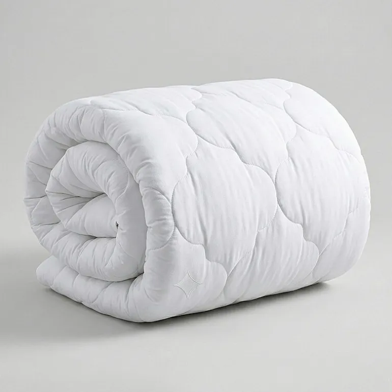 Ella Jayne Lofty 100% Cotton Plush Gel Fiber Filled Mattress Topper
