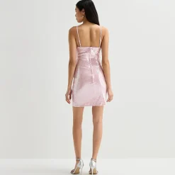 Emerald Sundae Womens Juniors Sweetheart Neck Sleeveless A-Line Dress