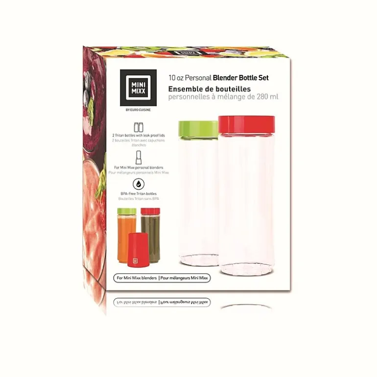 Euro Cuisine Tritan Bottles with lid for Euro Cuisine Personal Blender - 2pcs