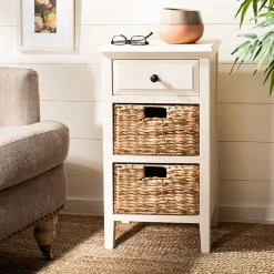 Everly 3-Drawer Storage End Table