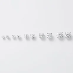 Ever Star 1 CT. T.W. Lab-Grown (G / SI1-SI2) Diamond 10K or 14K Gold Round Stud Earrings