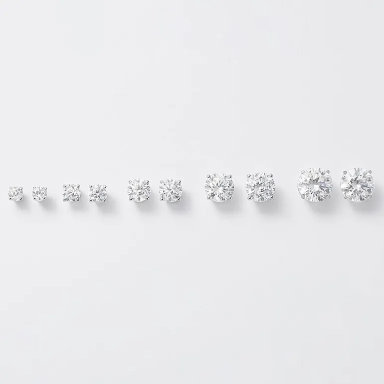 Ever Star 1 CT. T.W. Lab-Grown (G / SI1-SI2) Diamond 10K or 14K Gold Round Stud Earrings