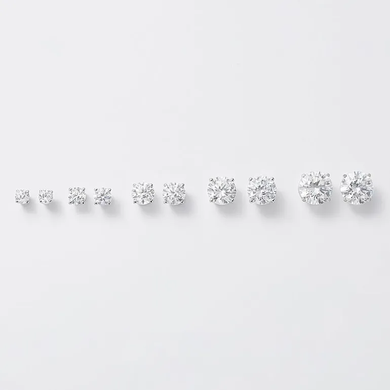 Ever Star 1 CT. T.W. Lab-Grown (G / SI1-SI2) Diamond 10K or 14K Gold Round Stud Earrings