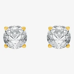 Ever Star 1/2 CT. T.W. Lab-Grown (G / SI1-SI2) Diamond 10K or 14K Gold Round Stud Earrings
