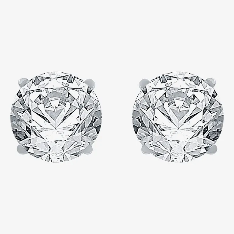 Ever Star 3 CT. T.W. Lab-Grown ( G/SI1-SI2 ) Diamond 14K Gold Round Stud Earrings