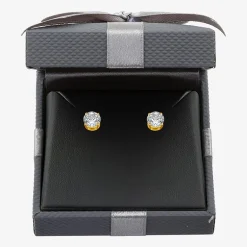 Ever Star 1 3/8 CT. T.W. Lab-Grown (G / SI1-SI2) Diamond 10K or 14K Gold Round Stud Earrings