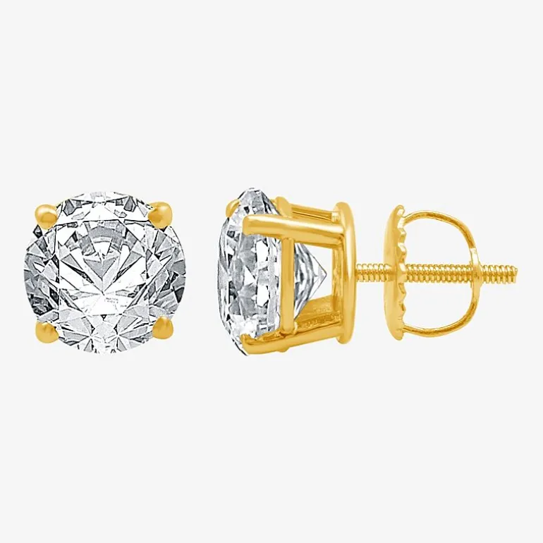Ever Star 1 3/8 CT. T.W. Lab-Grown (G / SI1-SI2) Diamond 10K or 14K Gold Round Stud Earrings