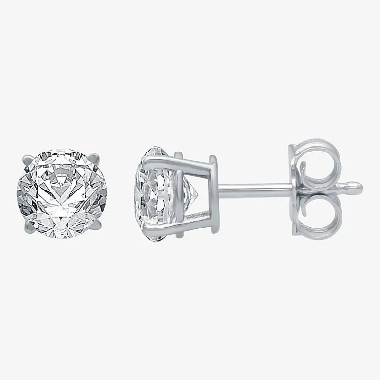 Ever Star 1 1/4 CT. T.W. Lab-Grown (G / SI1-SI2) Diamond 10K or 14K Gold Round Stud Earrings