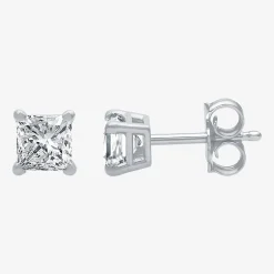 Everstar 1/2 CT. T.W. Lab-Grown (G / SI1-SI2) Diamond Princess-cut Stud Earrings in 10K or 14K Gold
