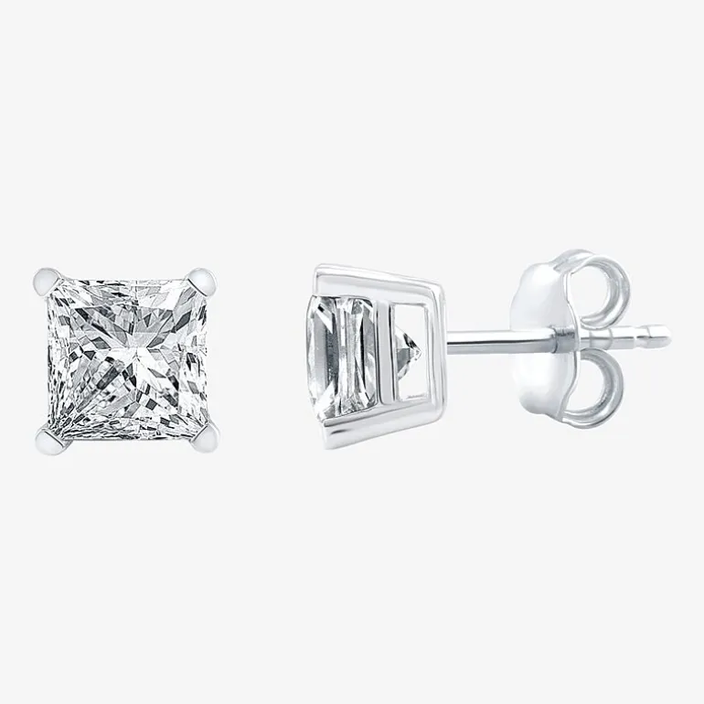 Ever Star (F / Vs2) 1 1/2 CT. T.W. Lab Grown White Diamond 14K Gold Stud Earrings