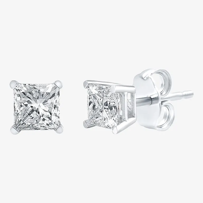 Ever Star (F / Vs2) 1 1/2 CT. T.W. Lab Grown White Diamond 14K Gold Stud Earrings